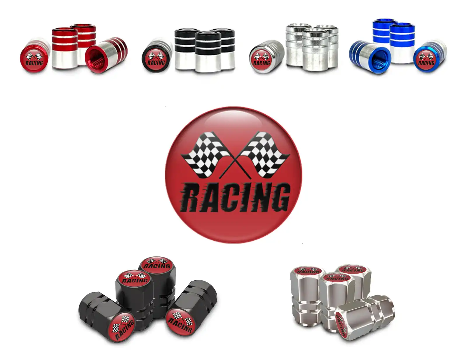 Copri valvole SUV Stile Racing